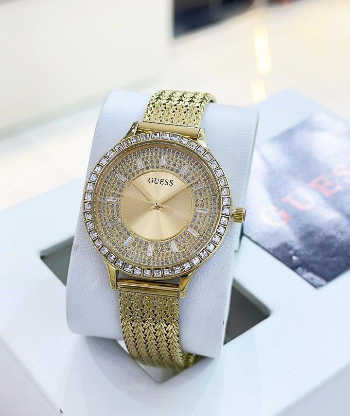 Guess Soiree Montre Femme Acier Doré Milanais – Image 10