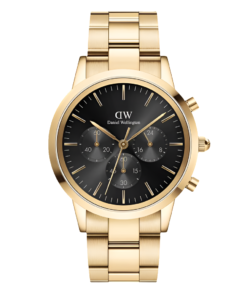 Montre Daniel Wellington Gents Iconic Chronograph Link Onyx G – Montre Femme