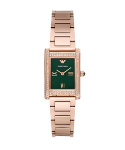 Montre Emporio Armani Genni Green Dial Ladies Watch- AR11641 – Montre Femme