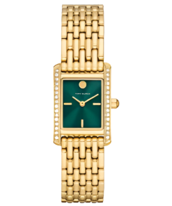 Montre Tory Bûrch Mini Eleanor Quartz Stainless Steel Watch, 19 x 28mm – Montre Femme