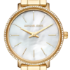 Montre à quartz Michael Kors avec cadran blanc nacré – Montre Femme