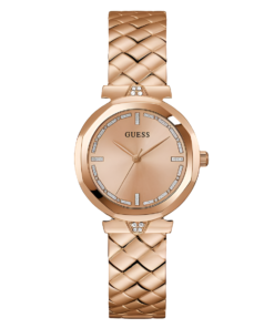 Montre GUESS Ladies Rose Gold Tone Analog Watch – Montre Femme
