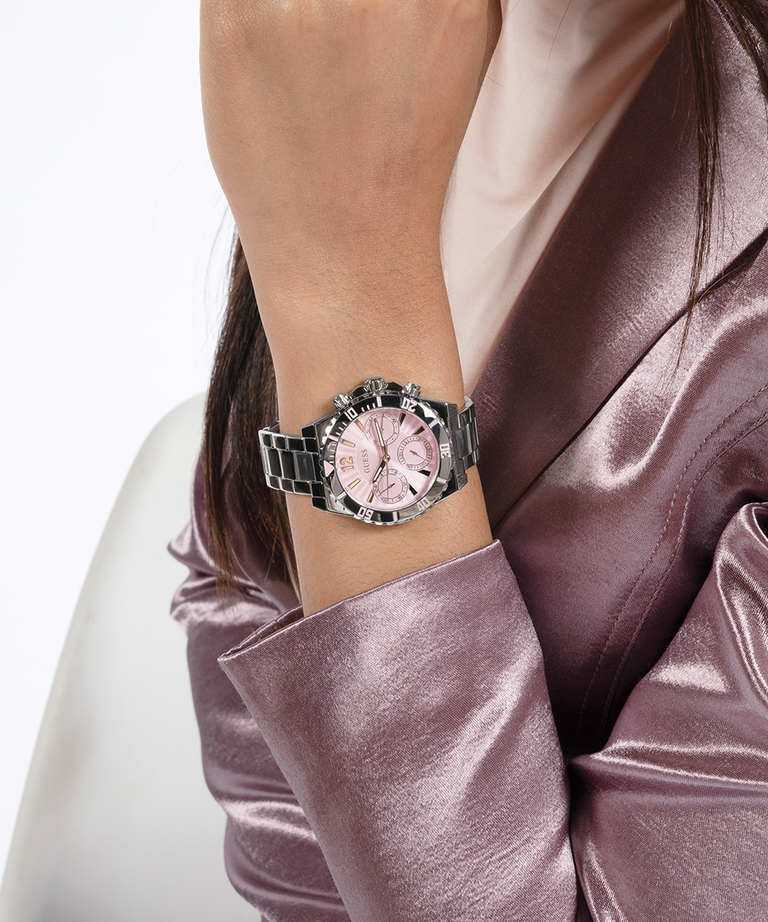 Montre GUESS Ladies Silver Tone Multi-function Watch – Montre Femme – Image 8