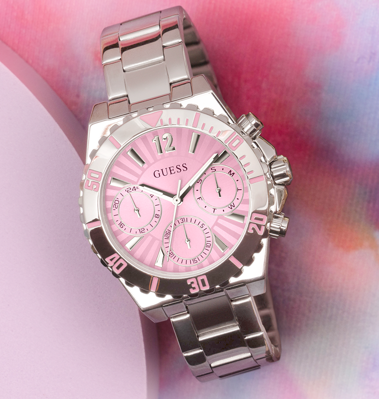 Montre GUESS Ladies Silver Tone Multi-function Watch – Montre Femme – Image 2