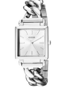 Alternative view of Montre Guess Vanity avec cadran argenté et bracelet en acier argenté pour femme - W1029L1