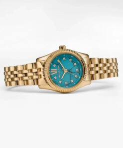 Alternative view of Montre Michael Kors pour femme Petite Lexington Pavé Gold-Tone Watch, MK4813