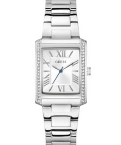 Montre GUESS Ladies Silver Tone Analog Watch 27mm – Montre Femme