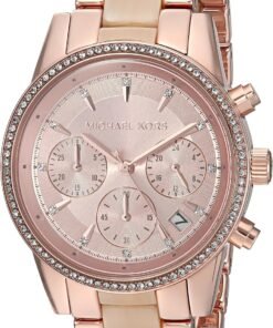 Alternative view of Montre Michael Kors Ritz MK6307 – Or rose/rose poudré, Or rose., Chronographe – Montre Femme