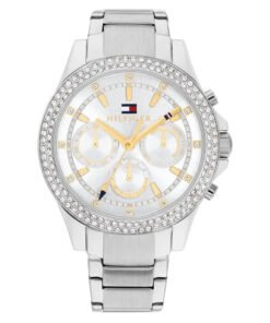 Montre multifonction Tommy Hilfiger en acier argenté pour femme - 1782677